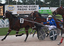 Tony Herlihy Winning the 2007 NZ Trot with One Over Kenny